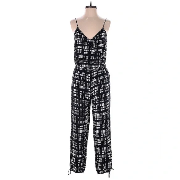 MEDIUM Madewell Black and White Jumpsuit - Picture 2 of 6